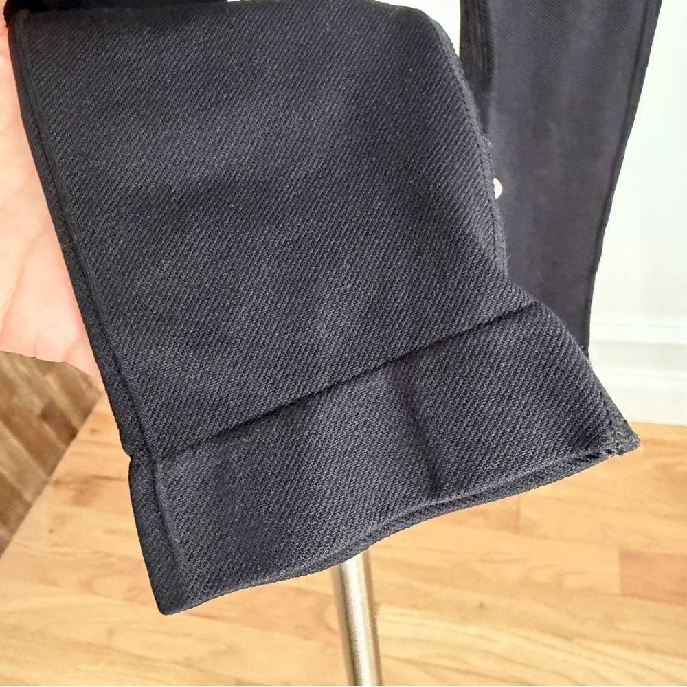 SPANXShape Black Ribbed Knit Leggings Small